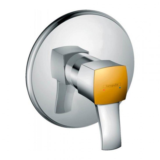 Смеситель hansgrohe Metropol Classic для душа 31365090, хром/под золото