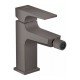 Смеситель hansgrohe Metropol для биде с донным клапаном Push-Open, 32520340, шлифованный черный хром Смеситель hansgrohe Metropol для биде с донным клапаном Push-Open, 32520340, шлифованный черный хром
