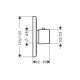 Термостат hansgrohe PuraVida Highflow для ванны 15772400, белый/хром