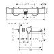 Термостат для ванны Hansgrohe Ecostat Comfort 13114340, шлифованный черный хром