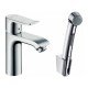 Смеситель hansgrohe Metris для раковины с гигиеническим душем 31285000, хром