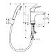 Смеситель hansgrohe Focus для раковины с гигиеническим душем и донным клапаном Push-Open 31927000, хром Смеситель hansgrohe Focus для раковины с гигиеническим душем и донным клапаном Push-Open 31927000, хром