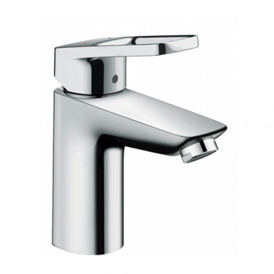 Смеситель hansgrohe Logis loop для раковины со средним изливом и сливным гарнитуром 71151000, хром Смеситель hansgrohe Logis loop для раковины со средним изливом и сливным гарнитуром 71151000, хром
