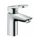 Смеситель hansgrohe Logis loop для раковины со средним изливом и сливным гарнитуром 71151000, хром Смеситель hansgrohe Logis loop для раковины со средним изливом и сливным гарнитуром 71151000, хром