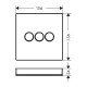ShowerSelect Glass Модуль ShowerSelect с 3 запорными клапанами 15736400, белый/хром ShowerSelect Glass Модуль ShowerSelect с 3 запорными клапанами 15736400, белый/хром