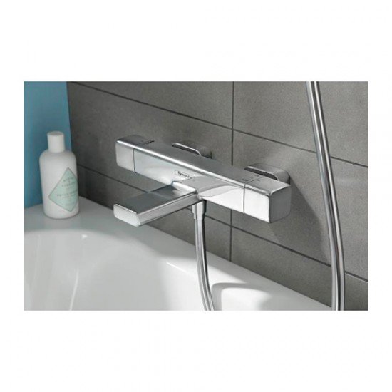Термостат hansgrohe Ecostat E для ванны 15774000, хром Термостат hansgrohe Ecostat E для ванны 15774000, хром