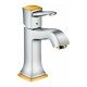 Смеситель hansgrohe Metropol Classic для раковины 31300090, хром/под золото