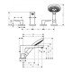 Смеситель Hansgrohe Metropol на край ванны, на 4 отверстия 32552000, хром