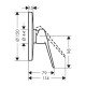 Смеситель hansgrohe Novus Loop для душа 71365000, хром Смеситель hansgrohe Novus Loop для душа 71365000, хром