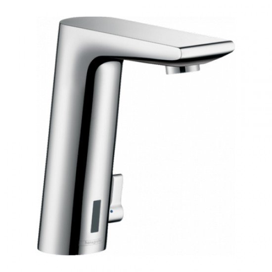 Смеситель для раковины hansgrohe Metris S, электронный, с регулировкой температуры, , питание от батареек 31100000, хром Смеситель для раковины hansgrohe Metris S, электронный, с регулировкой температуры, , питание от батареек 31100000, хром