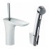 Смеситель hansgrohe PuraVida для раковины с гигиеническим душем 15275400, белый/хром