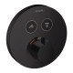 Термостат Hansgrohe ShowerSelect S, для 2 потребителей; , СМ 15743670, матовый черный Термостат Hansgrohe ShowerSelect S, для 2 потребителей; , СМ 15743670, матовый черный