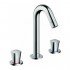 Смеситель hansgrohe Logis для раковины на 3 отверстия со сливным гарнитуром 71133000, хром