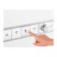 Термостат hansgrohe RainSelect для душа 15357400, белый/хром