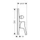 Смеситель для ванны Hansgrohe Talis S, однорычажный, СМ 72407000, хром Смеситель для ванны Hansgrohe Talis S, однорычажный, СМ 72407000, хром
