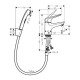 Смеситель hansgrohe Novus для раковины с гигиеническим душем 71144000, хром Смеситель hansgrohe Novus для раковины с гигиеническим душем 71144000, хром