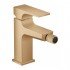 Смеситель hansgrohe Metropol для биде с донным клапаном Push-Open, 32520140, шлифованная бронза