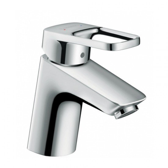 Смеситель hansgrohe Logis loop для раковины со сливным гарнитуром 71150000, хром Смеситель hansgrohe Logis loop для раковины со сливным гарнитуром 71150000, хром