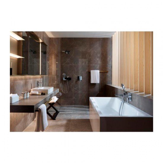 Смеситель hansgrohe Metropol для ванны настенный скрытый с рычаговой рукояткой 32545000, хром Смеситель hansgrohe Metropol для ванны настенный скрытый с рычаговой рукояткой 32545000, хром