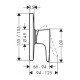 Смеситель hansgrohe PuraVida для душа 15665400, белый/хром