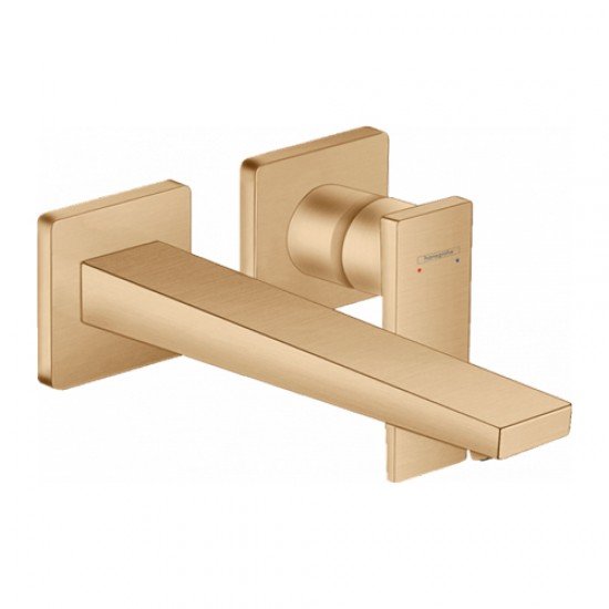 Смеситель hansgrohe Metropol для раковины 32526140, шлифованная бронза