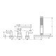 Смеситель на край ванны hansgrohe Finoris 76444670, на 4 отверстия, с sBox, матовый черный