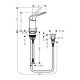 Набор Hansgrohe для биде с вертикальной струей 71145000, хром