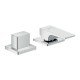 Смеситель Hansgrohe Metropol на край ванны, на 2 отверстия 32548000, хром