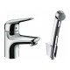 Смеситель hansgrohe Novus для раковины с гигиеническим душем 71144000, хром Смеситель hansgrohe Novus для раковины с гигиеническим душем 71144000, хром