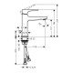 Смеситель hansgrohe Metropol для раковины 74506000, хром Смеситель hansgrohe Metropol для раковины 74506000, хром