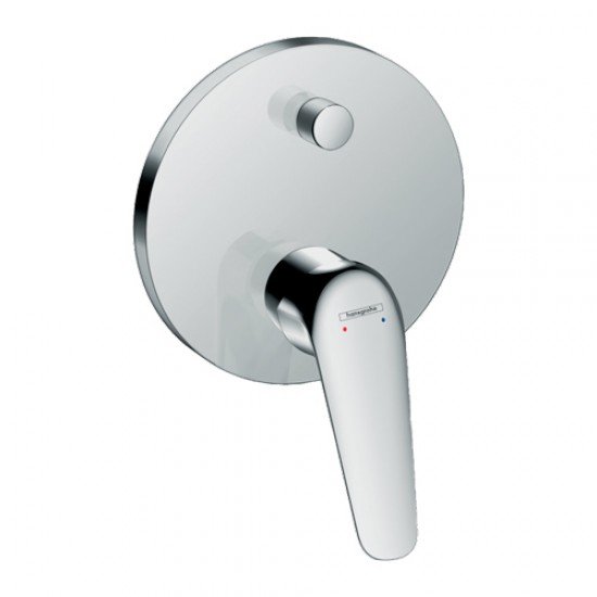 Смеситель для ванны Hansgrohe Novus, однорычажный, скрытого монтажа 71045000, хром Смеситель для ванны Hansgrohe Novus, однорычажный, скрытого монтажа 71045000, хром