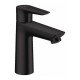 Смеситель hansgrohe Talis E для раковины 110, однорычажный, CoolStart, со сливным гарнитуром 71713670, матовый черный