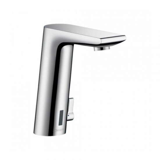 Смеситель для раковины hansgrohe Metris S, электронный, с регулировкой температуры, , питание от батареек 31100000, хром Смеситель для раковины hansgrohe Metris S, электронный, с регулировкой температуры, , питание от батареек 31100000, хром