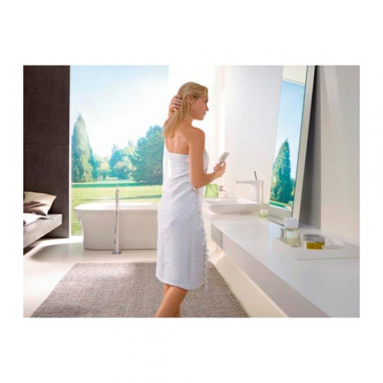 Смеситель hansgrohe PuraVida для ванны 15473400, белый/хром Смеситель hansgrohe PuraVida для ванны 15473400, белый/хром