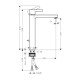 Смеситель hansgrohe Metris S для раковины 31022000, хром