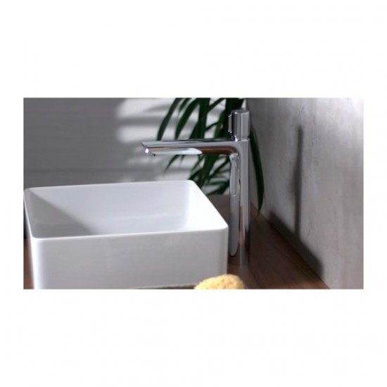 Смеситель hansgrohe Talis Select E для раковины с высоким изливом и сливным гарнитуром 71752000, хром