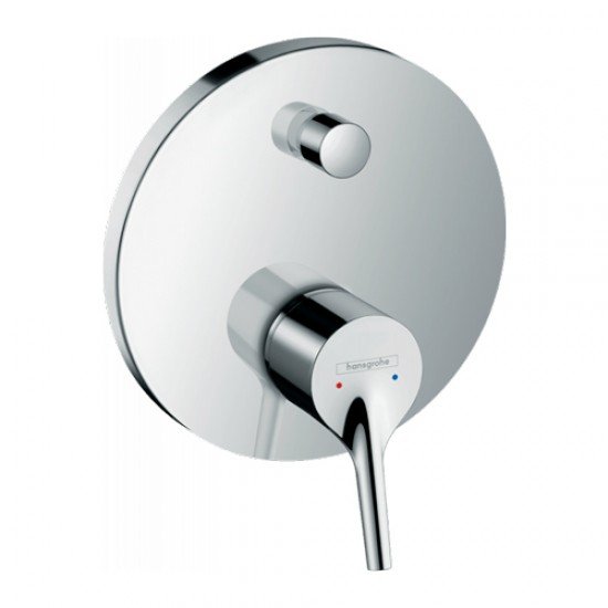 Смеситель для ванны Hansgrohe Talis S однорычажный, СМ, со встроенной защитной комбинацией в соотв. с EN 1717 72406000, хром
