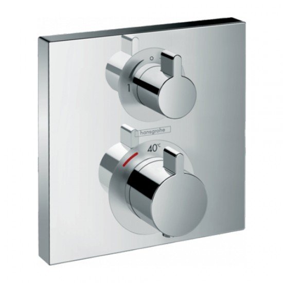 Термостат hansgrohe Ecostat Square для 2 потребителей; , 15714000, хром