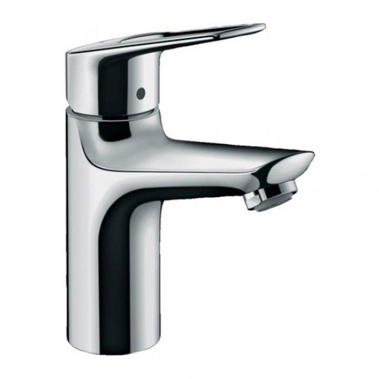 Смеситель для раковины hansgrohe Novus Loop однорычажный со сливным гарнитуром 71081000, хром Смеситель для раковины hansgrohe Novus Loop однорычажный со сливным гарнитуром 71081000, хром