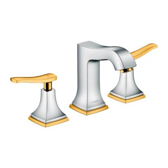 Смеситель hansgrohe Metropol Classic для раковины 31330090, хром/под золото