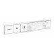 Термостат hansgrohe RainSelect для скрытой установки 2 функции 15380700, матовый белый Термостат hansgrohe RainSelect для скрытой установки 2 функции 15380700, матовый белый