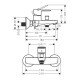 Смеситель для ванны Vernis Shape Hansgrohe 71470000, хром