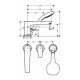 Смеситель на край ванны Hansgrohe Talis E, на 3 отверстия 71730000, хром