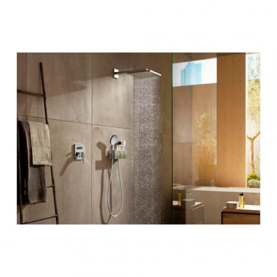 Смеситель hansgrohe Metropol для ванны настенный скрытый с рычаговой рукояткой 32545000, хром Смеситель hansgrohe Metropol для ванны настенный скрытый с рычаговой рукояткой 32545000, хром