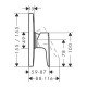 Смеситель hansgrohe Talis E Highflow для душа 71768000, хром Смеситель hansgrohe Talis E Highflow для душа 71768000, хром