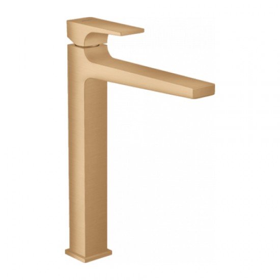 Смеситель hansgrohe Metropol для раковины 32512140, шлифованная бронза