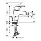 Смеситель hansgrohe Logis для биде 71203000, хром Смеситель hansgrohe Logis для биде 71203000, хром