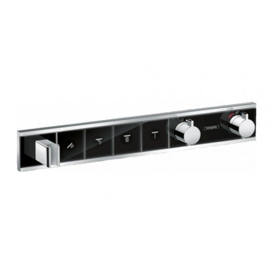 Термостат hansgrohe RainSelect для душа 15357600, черный/хром