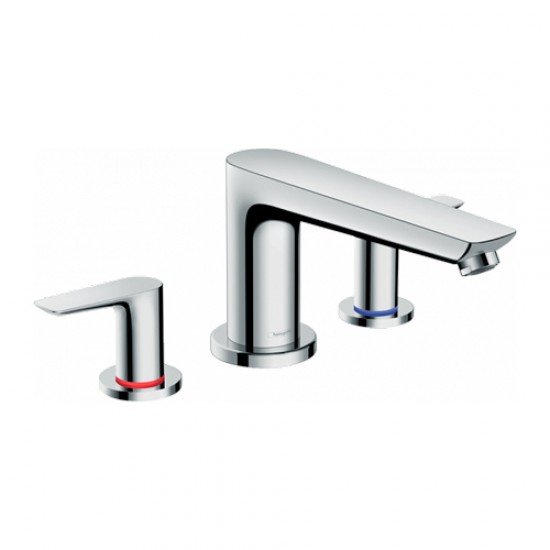 Смеситель hansgrohe Talis E на край ванны, на 3 отверстия 71747000, хром Смеситель hansgrohe Talis E на край ванны, на 3 отверстия 71747000, хром