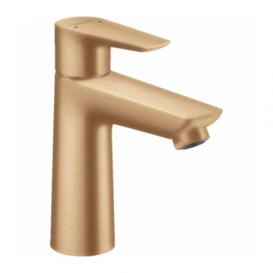 Смеситель hansgrohe Talis E для раковины со средним изливом и без сливного набора 71712140, шлиф. Бронза